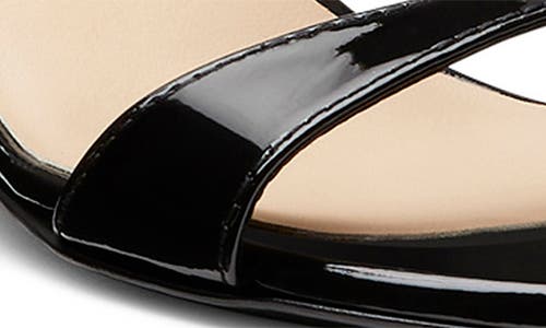 Stuart Weitzman Nudist Ii Leather Ankle-strap Sandals In Black/black