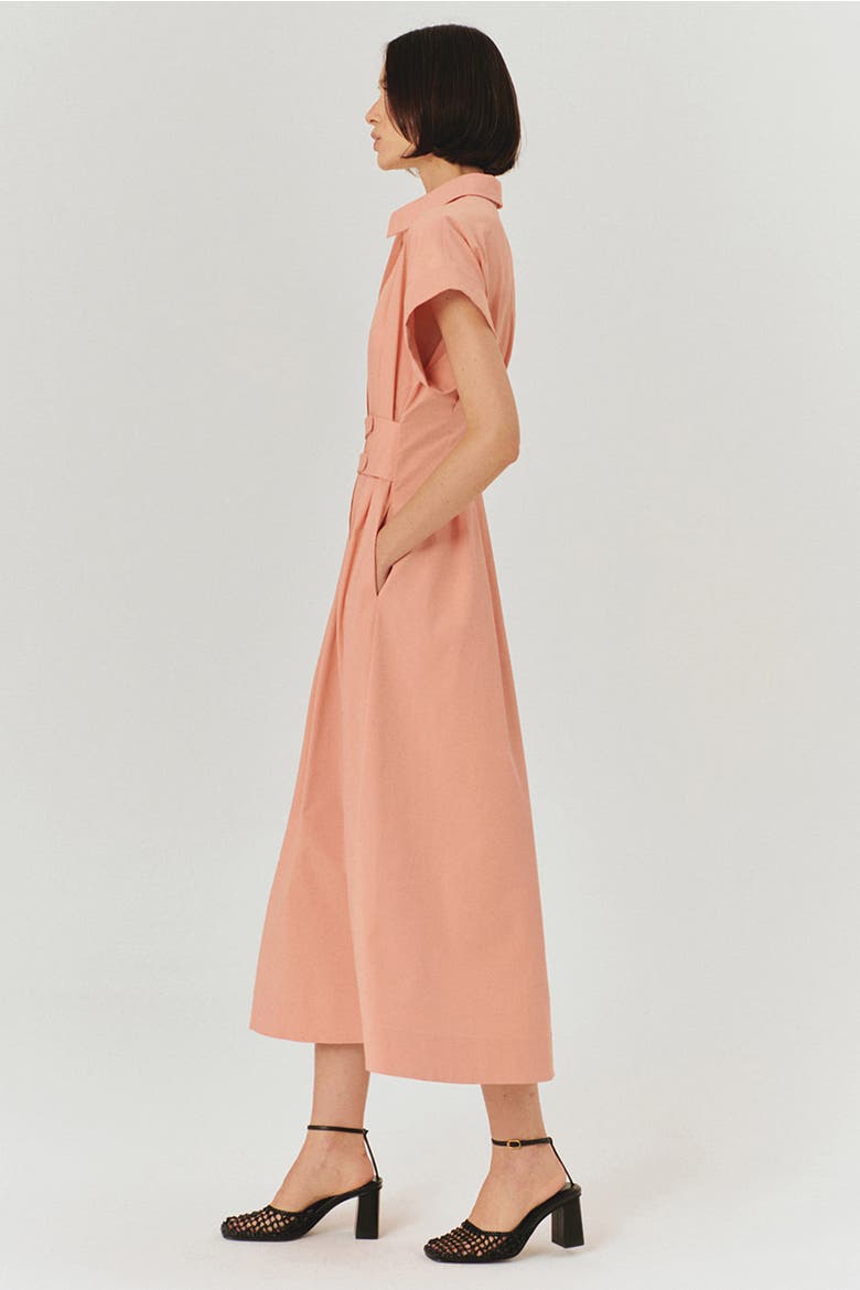 Samantha Midi Dress, Alternate, color, PINK