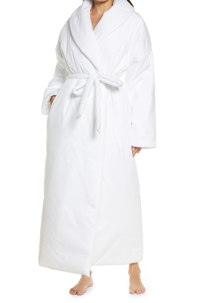 SKIMS Cotton Duvet Robe, Main, color, 
