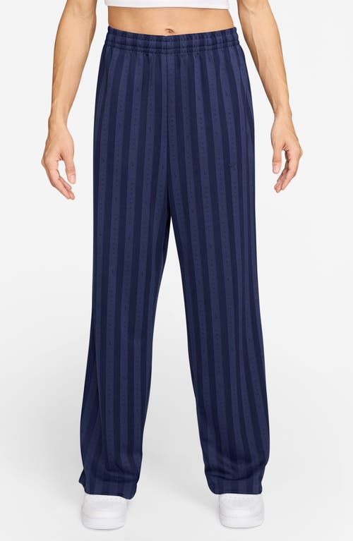 Nike Stripe Jacquard Track Pants In Blue