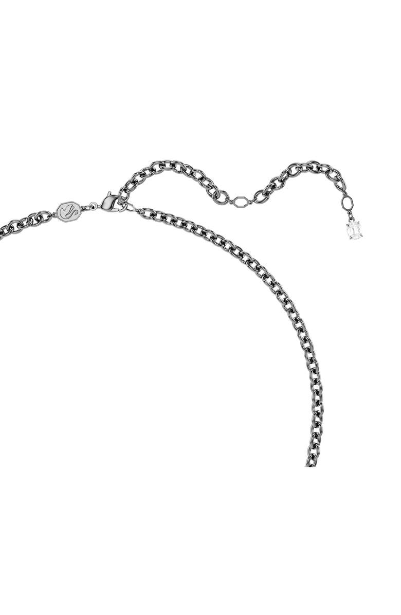 Swarovski Sublima Crystal Pendant Necklace, Alternate, color, Grey