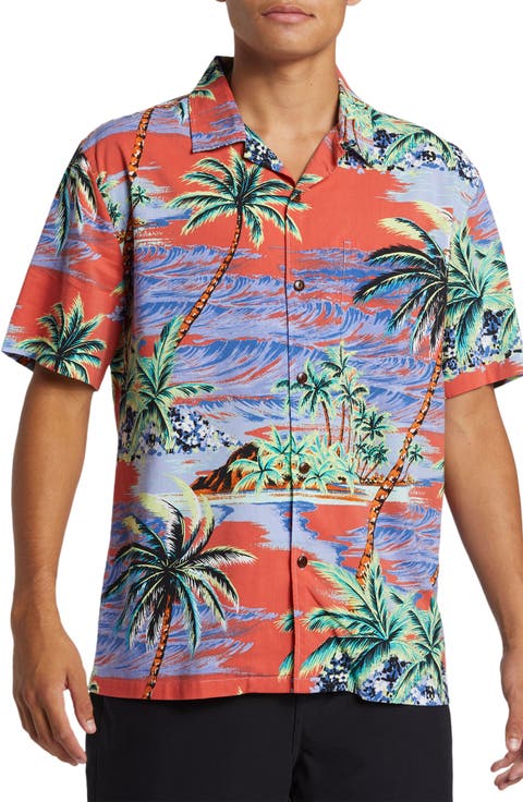 DNA Island Print Camp Shirt