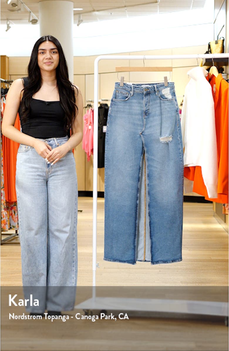 Good Ease Denim Midi Skirt, sales video thumbnail