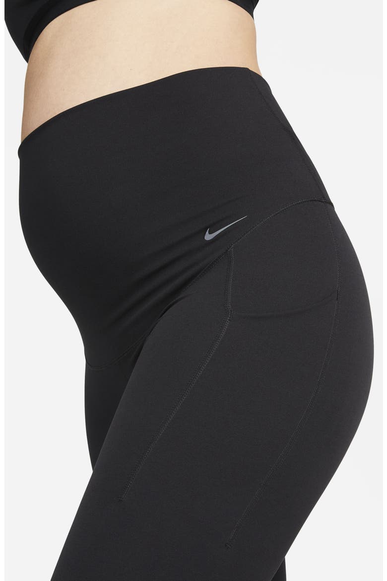 Zenvy Dri-FIT High Waist 7/8 Maternity Leggings, Alternate, color, 010 BLACK