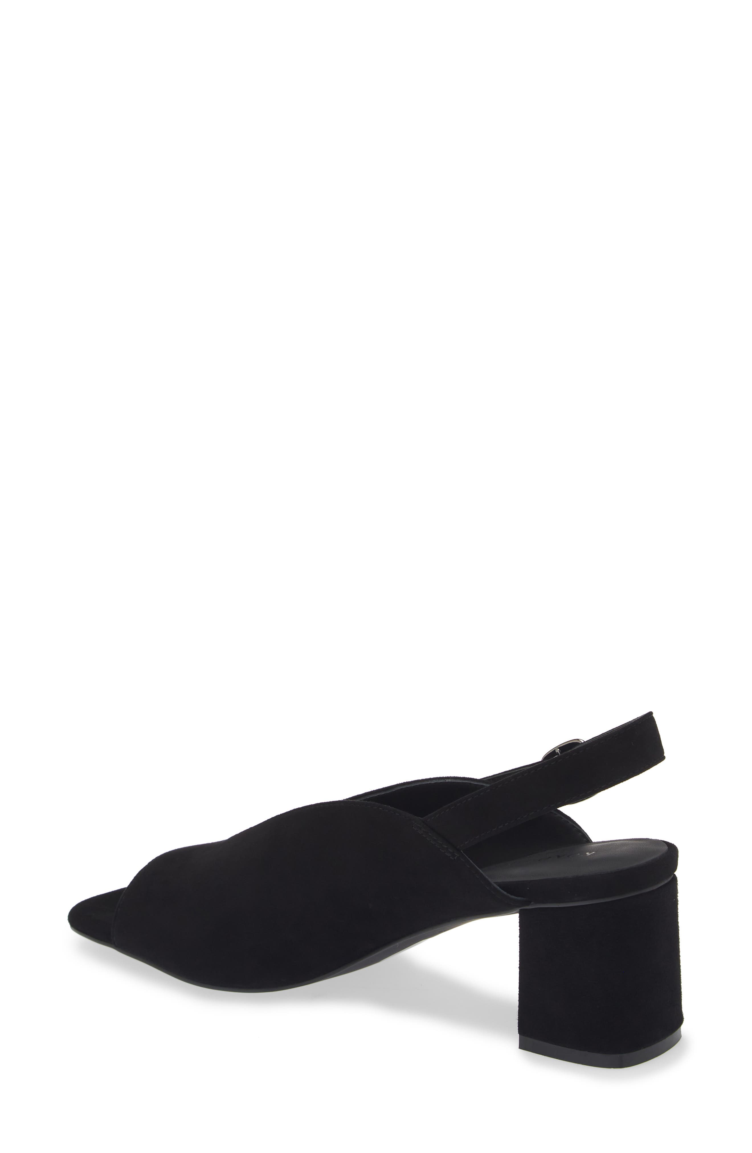 KOKO + PALENKI Polina Slingback Sandal, Alternate, color, Black Suede