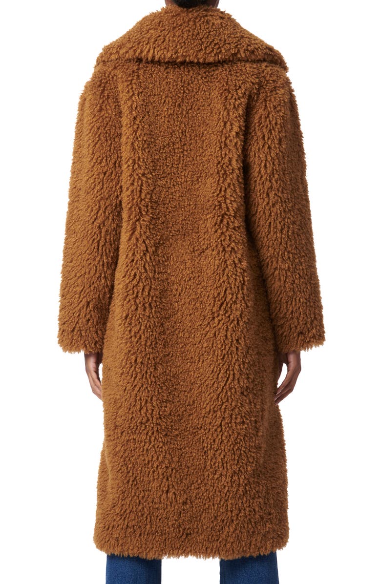 Bernardo High Pile Fleece Coat, Alternate, color, Camel