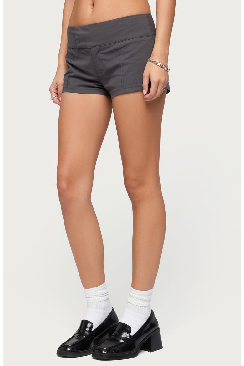 Brylee Low Rise Shorts, Alternate, color, DARK-GRAY