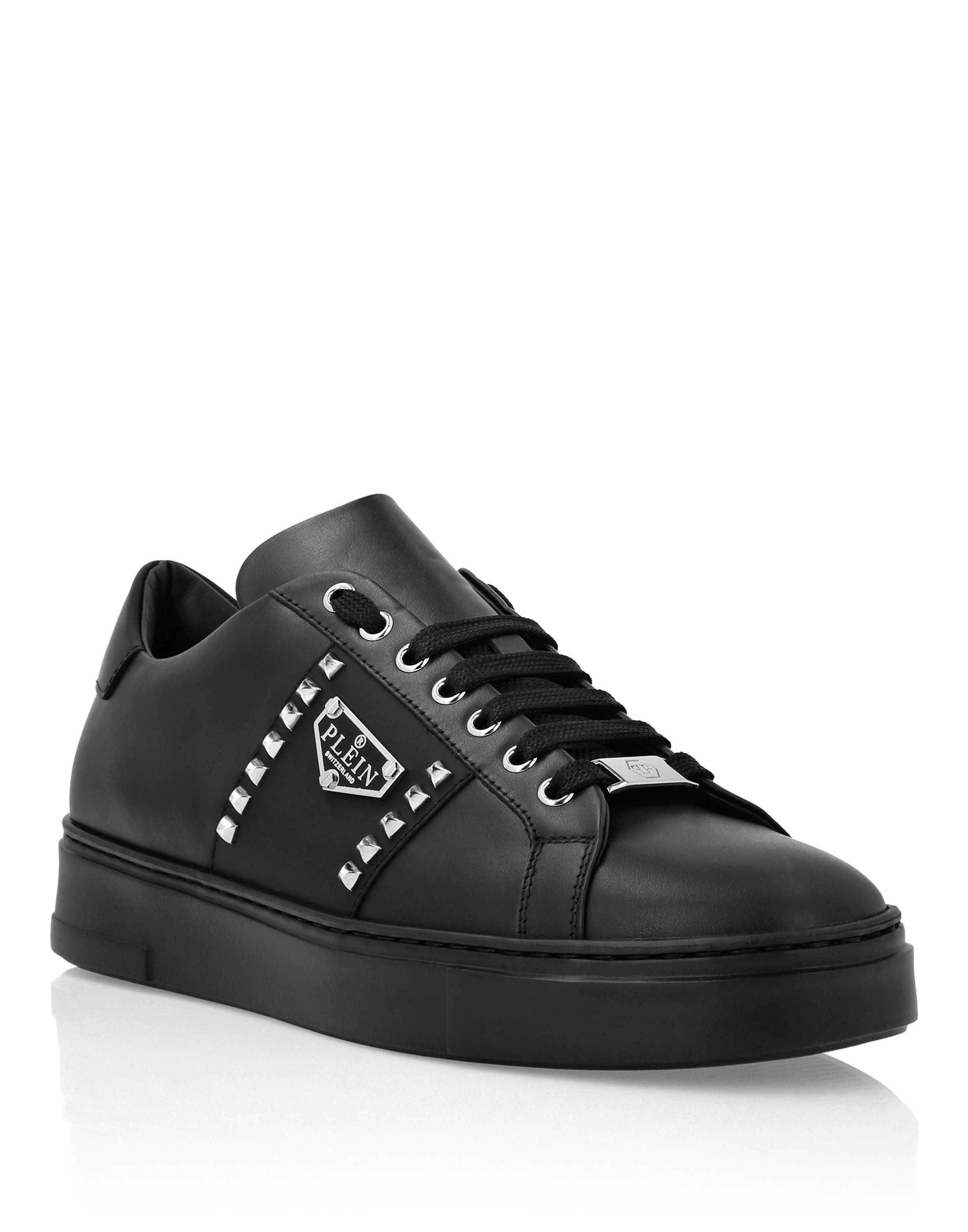 Low-Top Sneakers Hexagon Luxe Unisex, Main, color, black/black