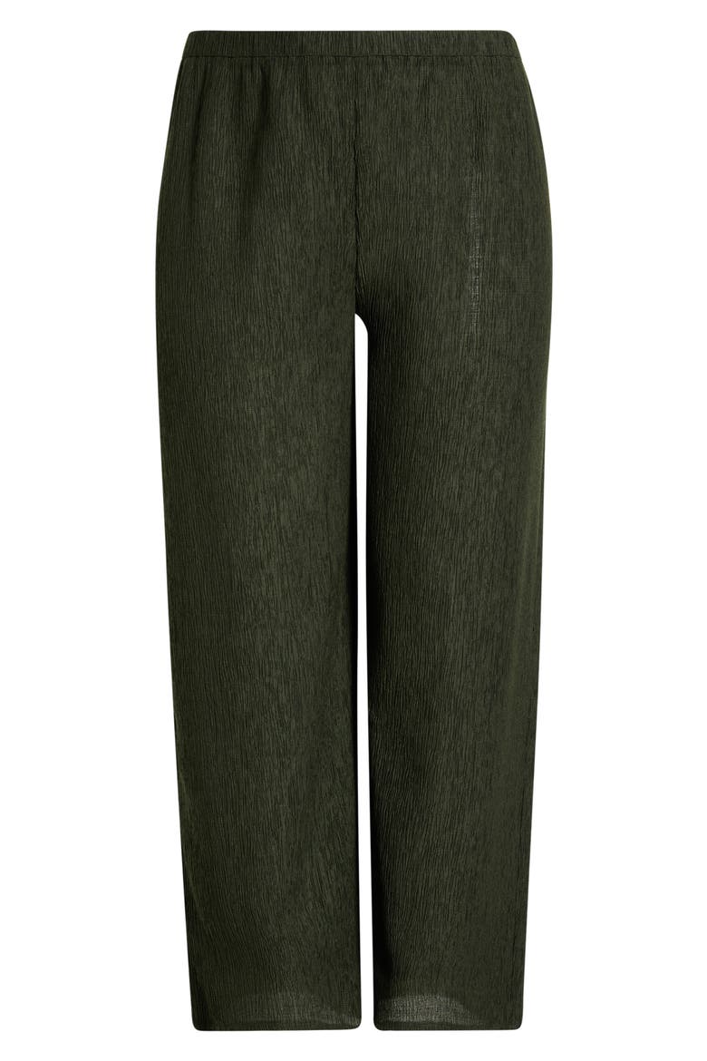 Wide Leg Ankle Pants, Alternate, color, SEAWEED
