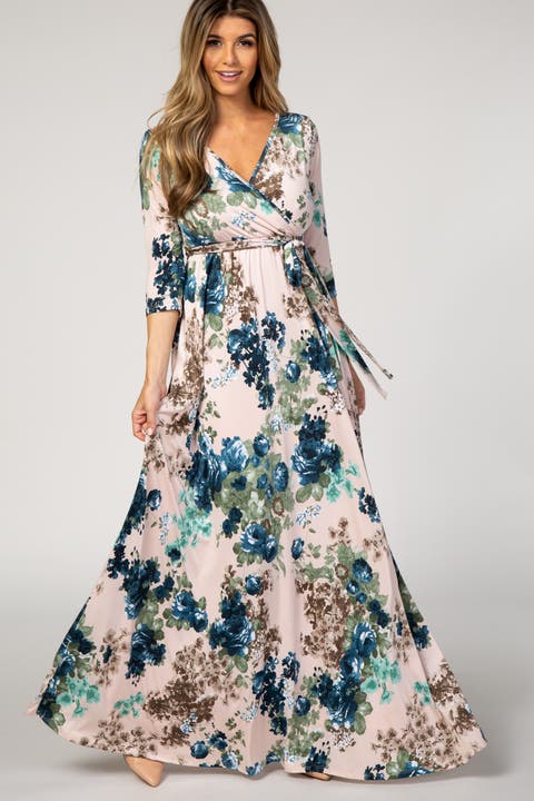 Floral Sash Tie Dress