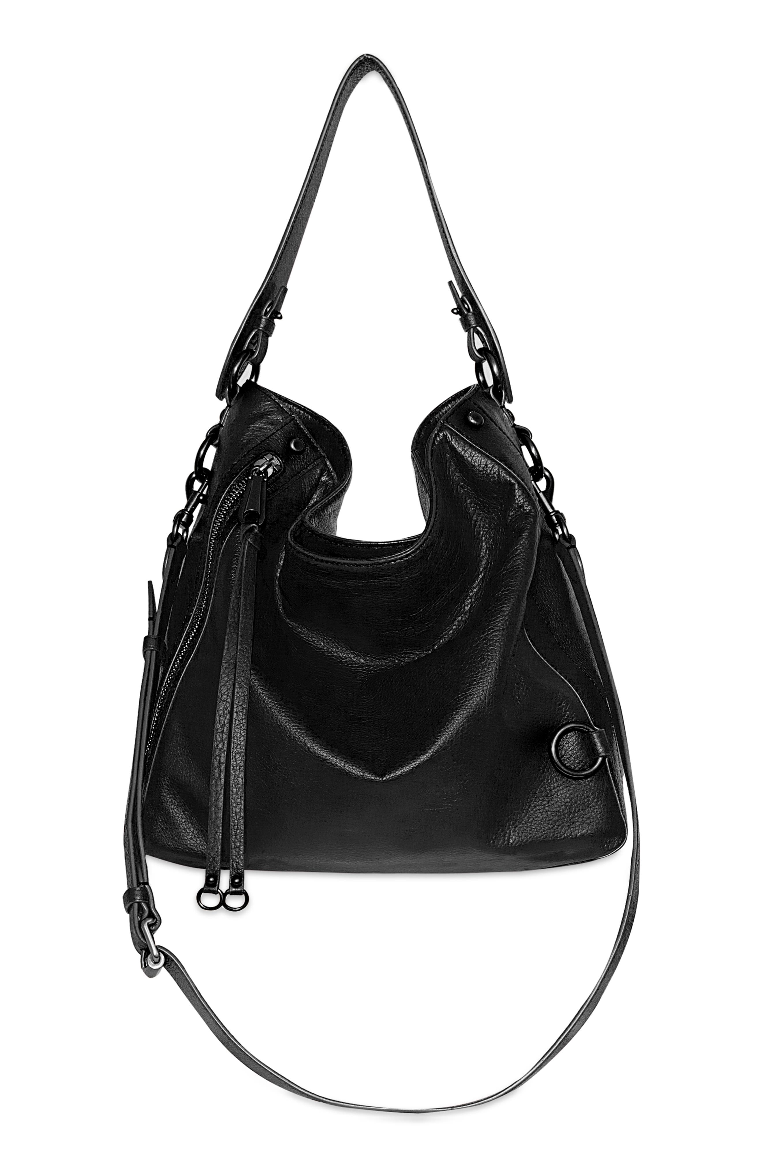 Rebecca Minkoff Mab Leather Hobo Bag, Main, color, 