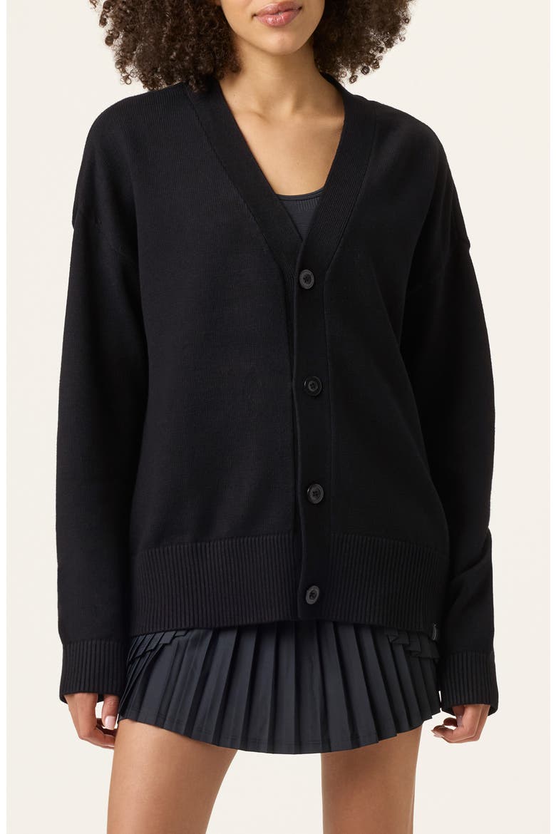 Baseline Cardigan, Alternate, color, BLACK