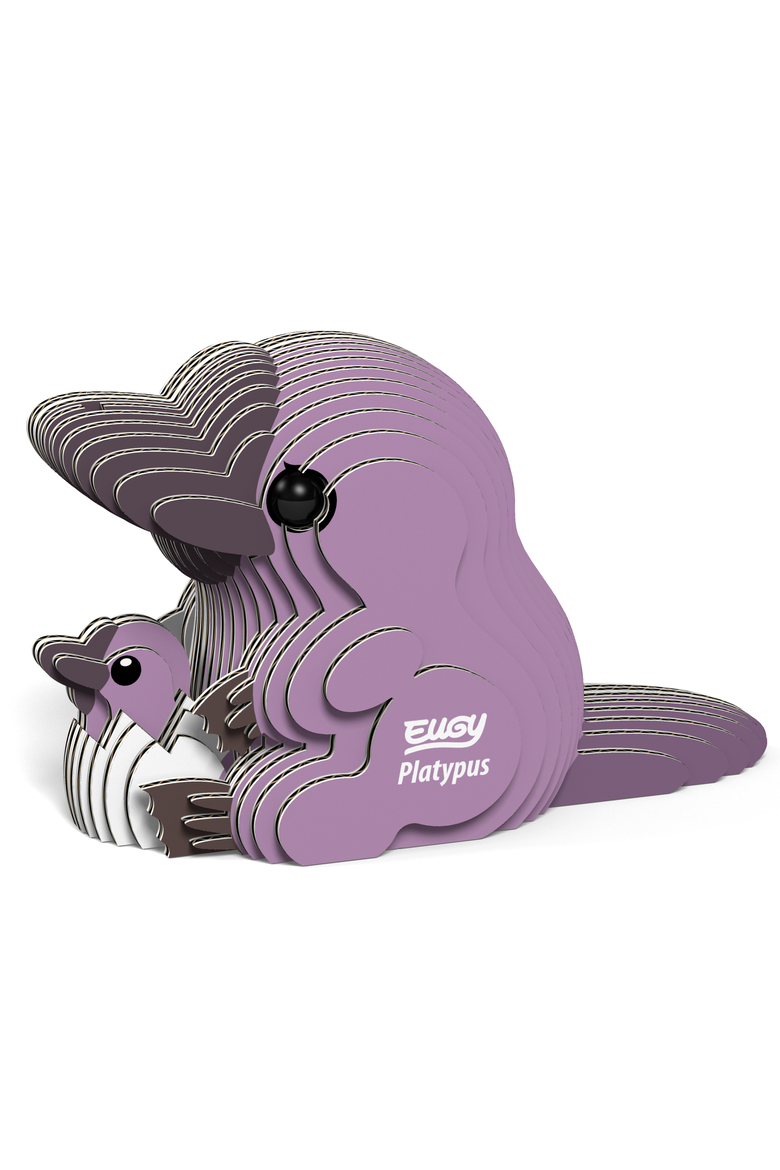 Platypus 3D Puzzle, Alternate, color, No Color