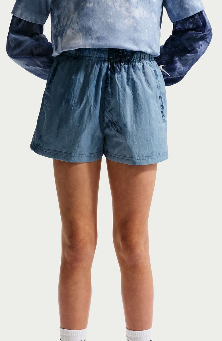 Nike Kids' Sportswear Club Woven Shorts, Alternate, color, 461 Mystic Navy/Soft Pearl