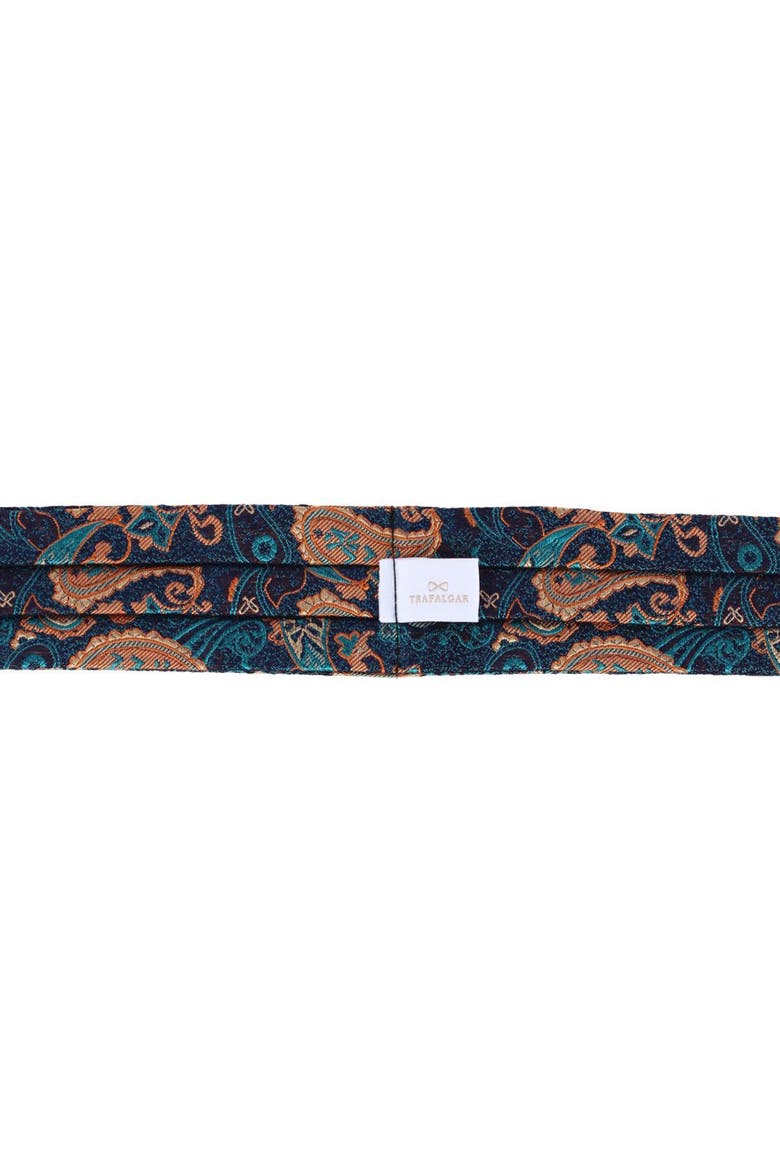 The Prince Stately Paisley Silk Ascot, Alternate, color, Blue Paisley