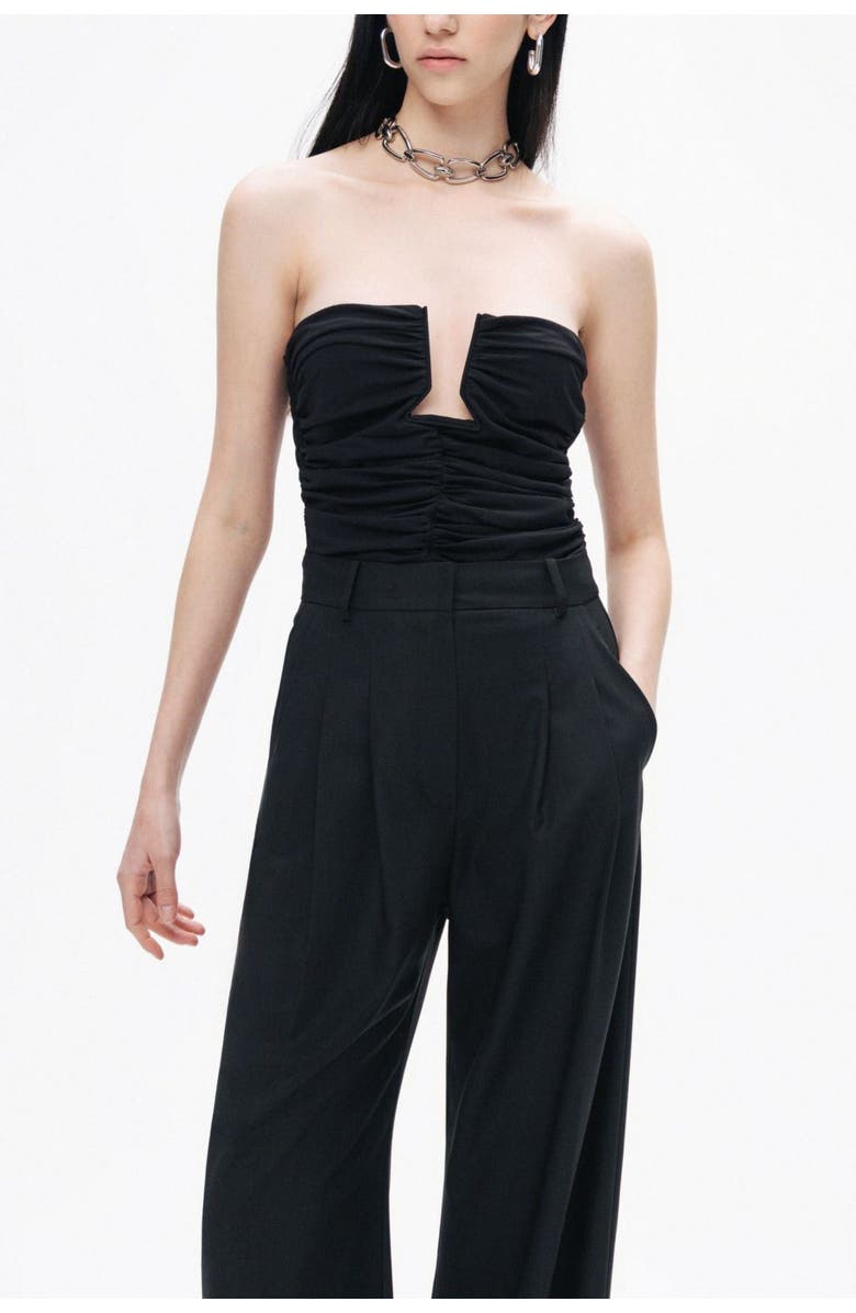 Nocturne Drape-Designed Crop Top, Main, color, 