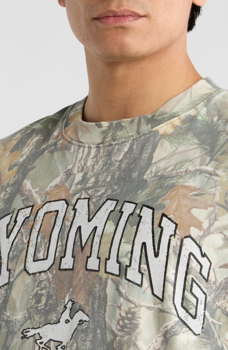 PacSun Wyoming Camo Cotton T-Shirt, Alternate, color, Camouflage