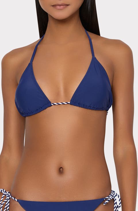 Two-Tone Rope Strap Bikini Top