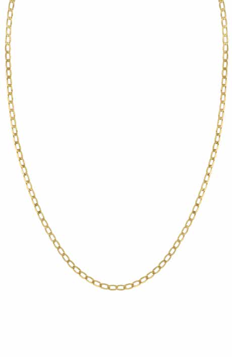 Bony Levy 14K Gold Elongated Rolo Chain Necklace