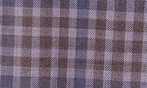 Heritage Gold Purple Check Super 130s Wool Suit Sport Coat In Purple
