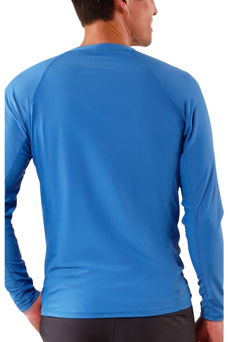 Long Sleeve Crew Sun & Swim Shirt, Alternate, color, Belize