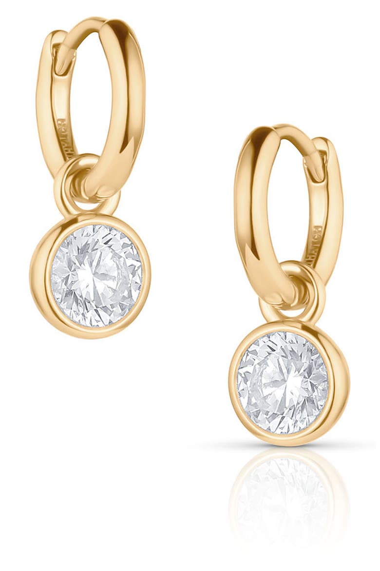 Dottie Small Hoops, Main, color, 14K GOLD PLATED