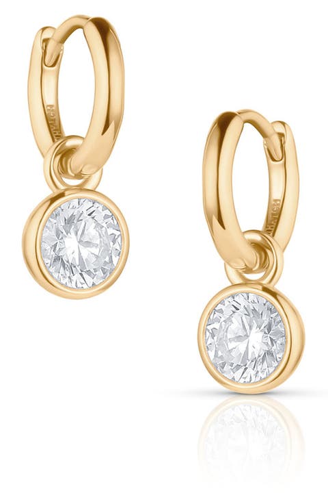 Dottie Cubic Zirconia Small Hoop Earrings