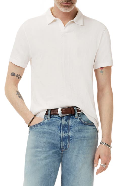 Zion Jacquard Cotton Polo