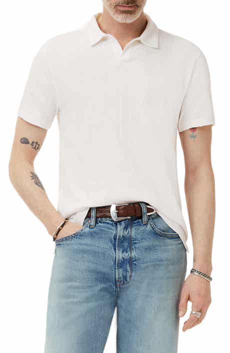 John Varvatos Zion Jacquard Cotton Polo