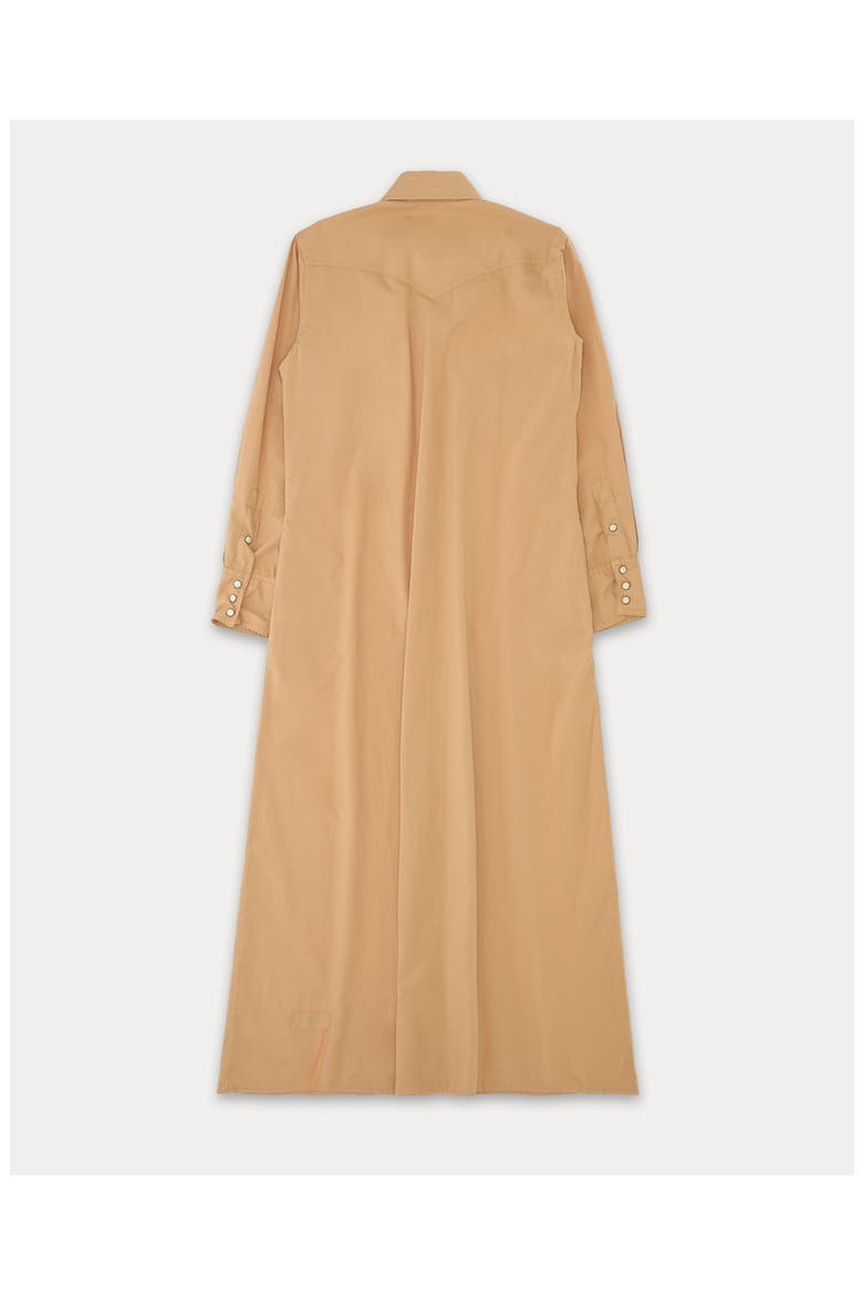 Arley Cotton Shirt Dress, Alternate, color, Beige