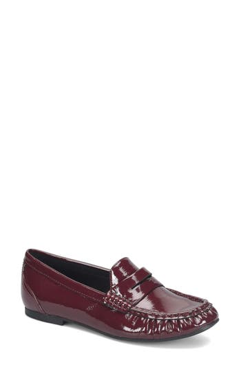 B O C By Børn Lyra Penny Loafer In Burgundy