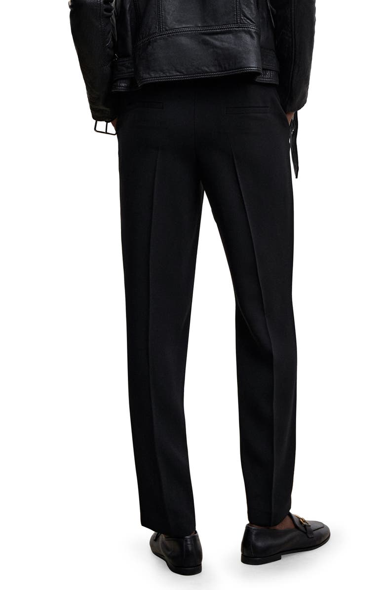 MANGO Relaxed Fit Straight Leg Trousers, Alternate, color, 