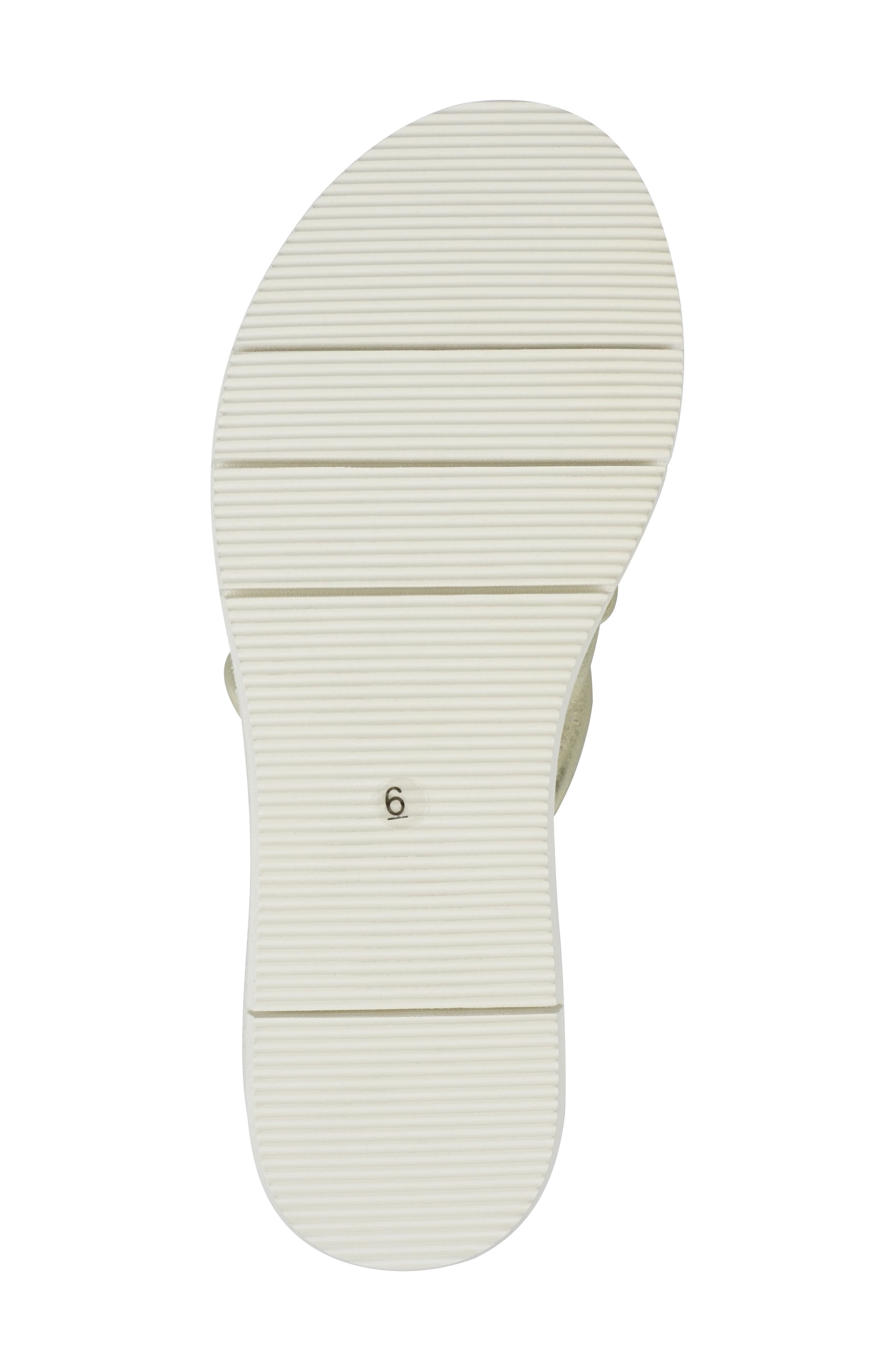 Marieller Platform Slide Sandal, Alternate, color, GOLD LEATHER