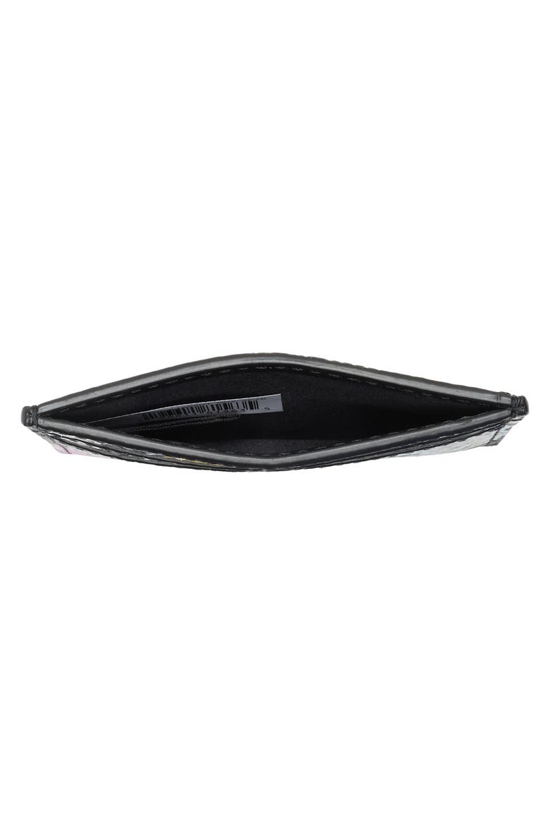 Sticker Bold Card Case, Alternate, color, BLACK MULTI