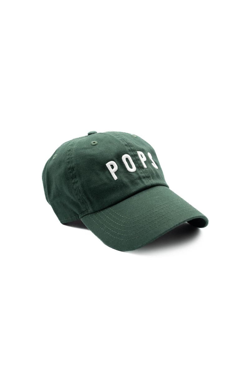 Pops Hat, Alternate, color, Hunter Green