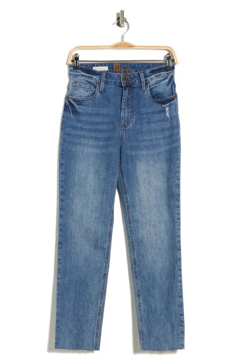 Rena High Waist Straight Leg Jeans