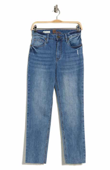 KUT from the Kloth Rena High Waist Straight Leg Jeans
