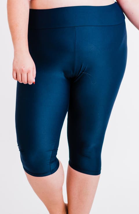 Plus Size Capri Swim Leggings