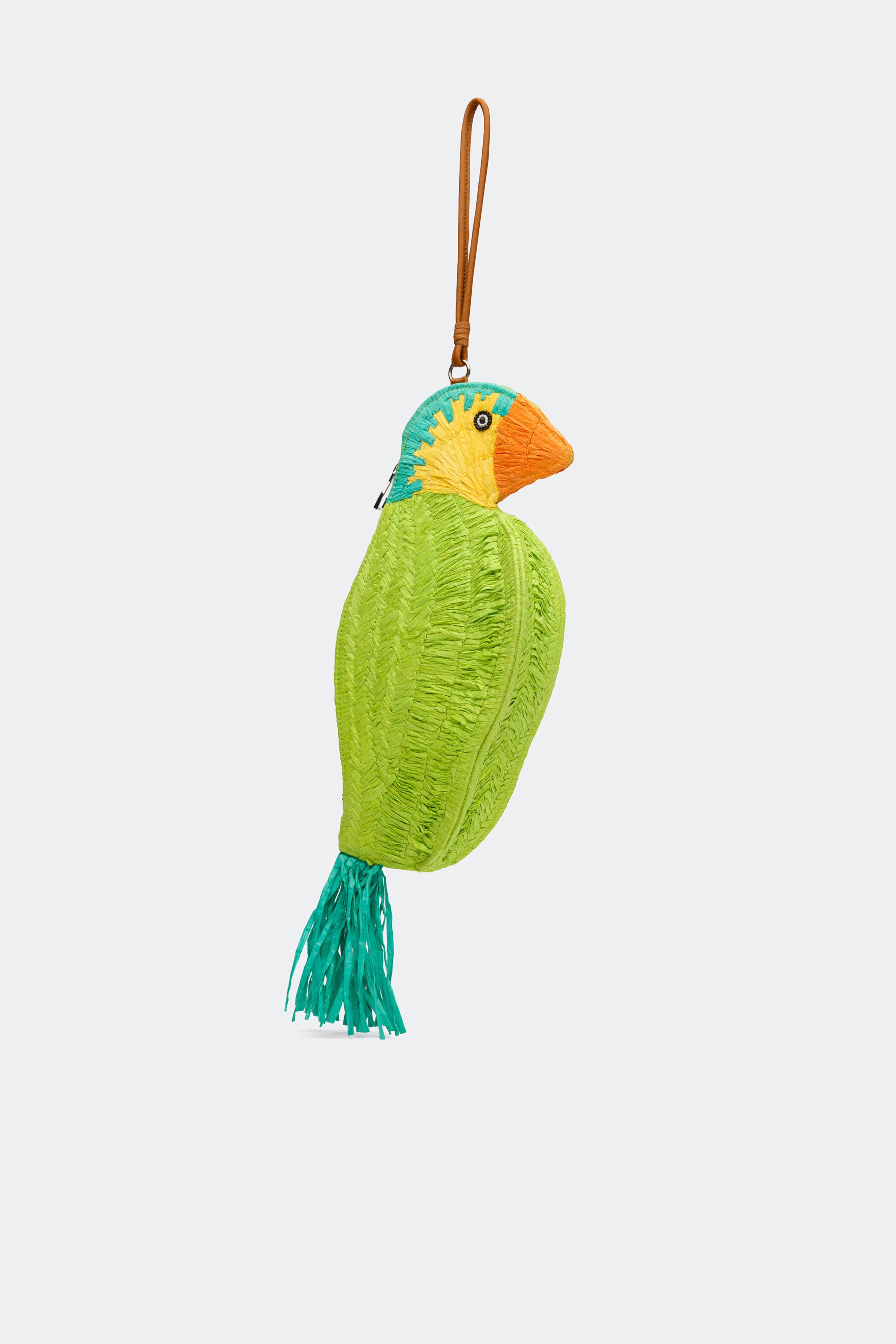 Tropical Bird Wristlet, Alternate, color, Blue Multi