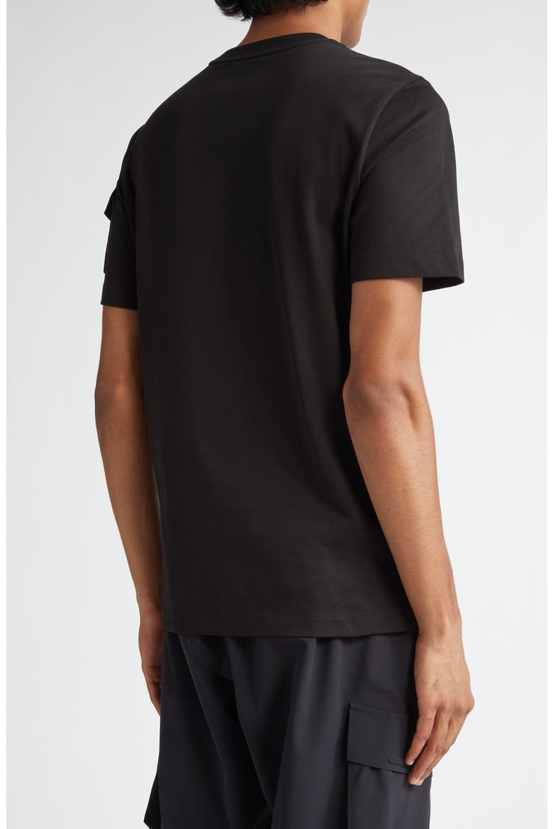 Logo Pocket Cotton T-Shirt, Alternate, color, BLACK