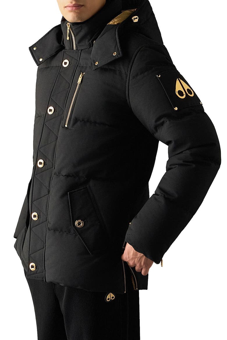 Original 3Q Down and Feather Fill Jacket, Main, color, BLK W/ BLK SH - 305