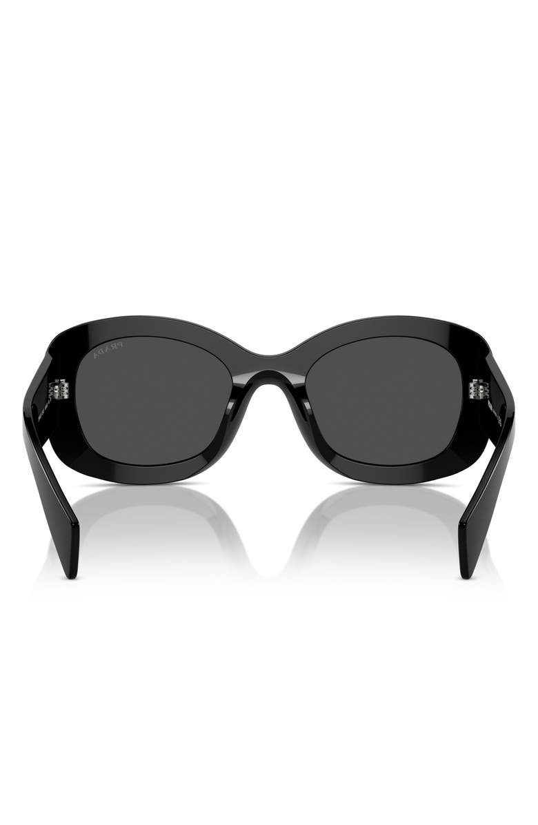 Prada 55mm Oval Sunglasses, Alternate, color, 
