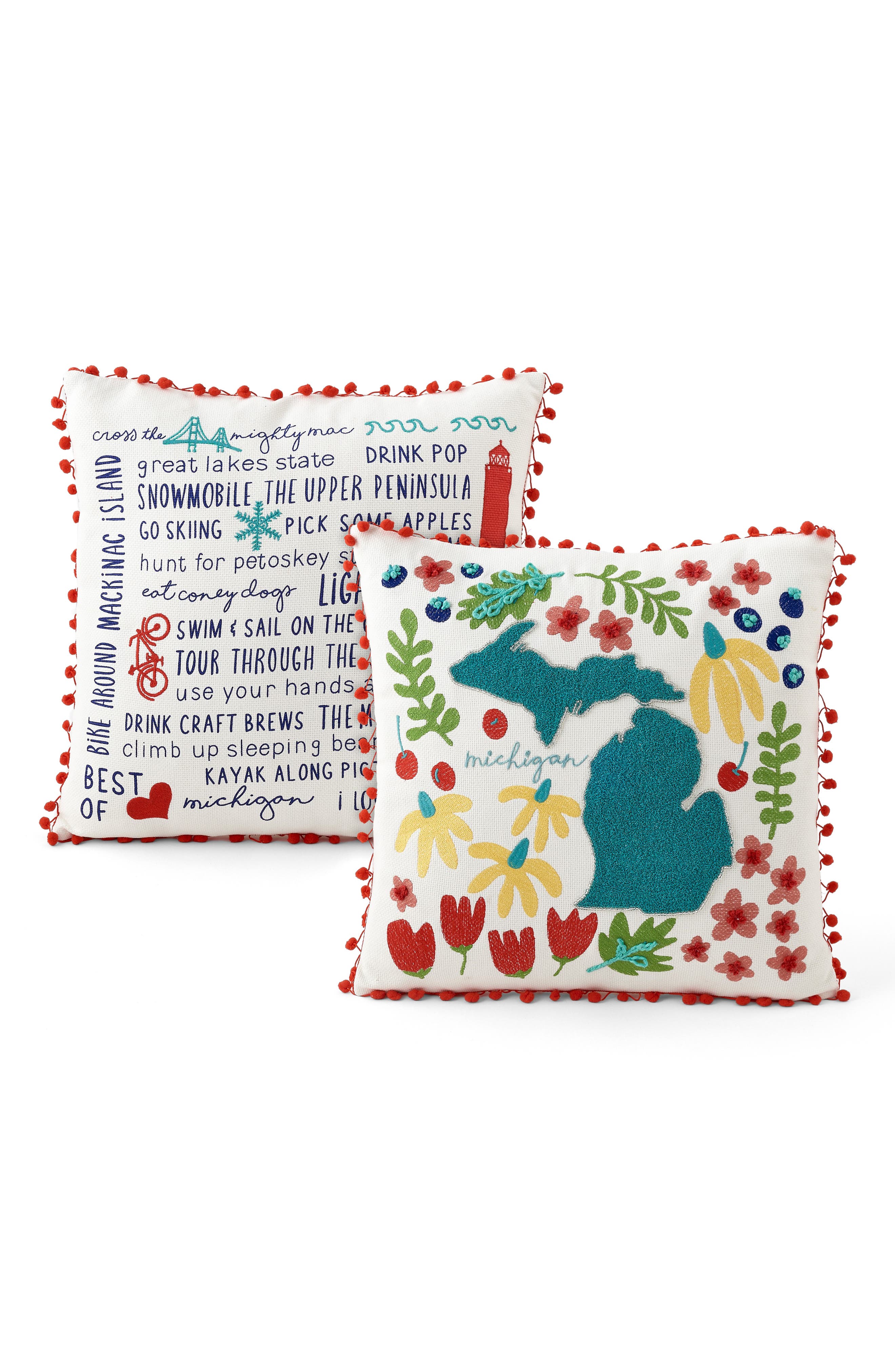 ONE HUNDRED 80 DEGREES Michigan Bloom Accent Pillow | Nordstromrack