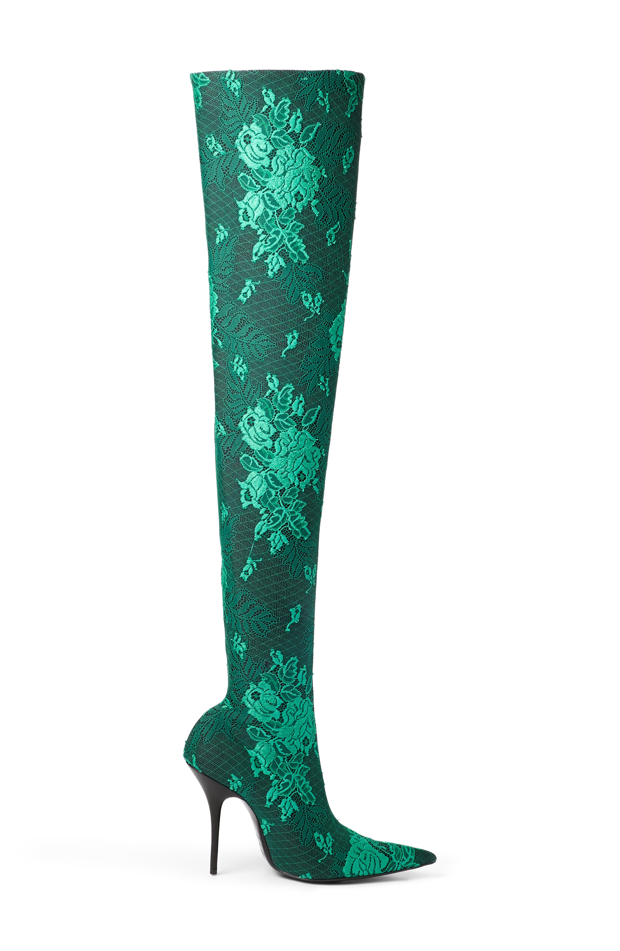 Thigh High Boot, Alternate, color, GREEN