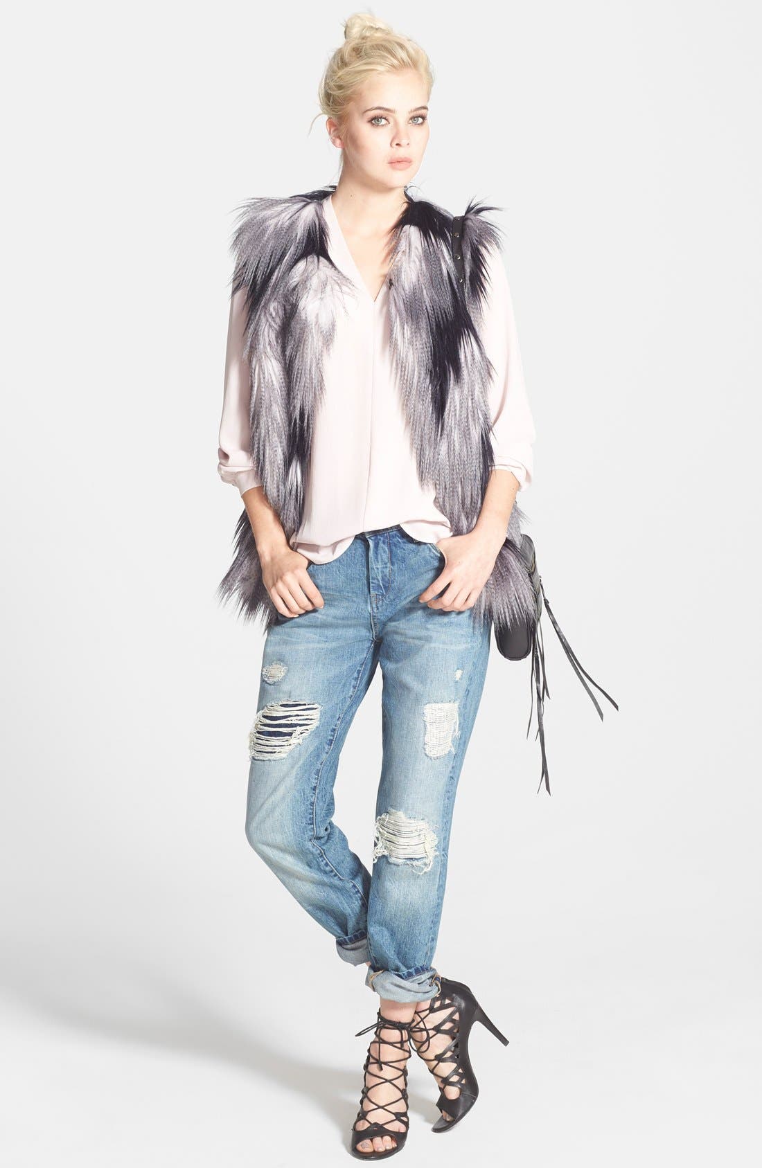 Vince Camuto 'Empa' Pointy Toe Loafer Flat, Alternate, color, 