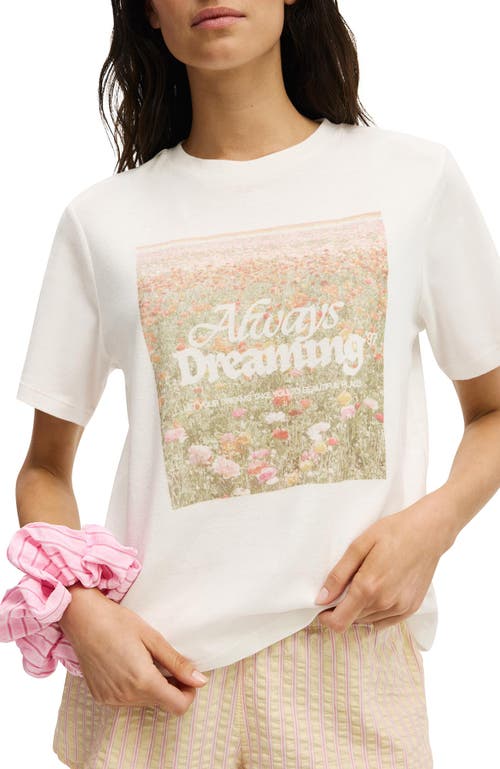 Cotton On Body Lounge Graphic Tee In White
