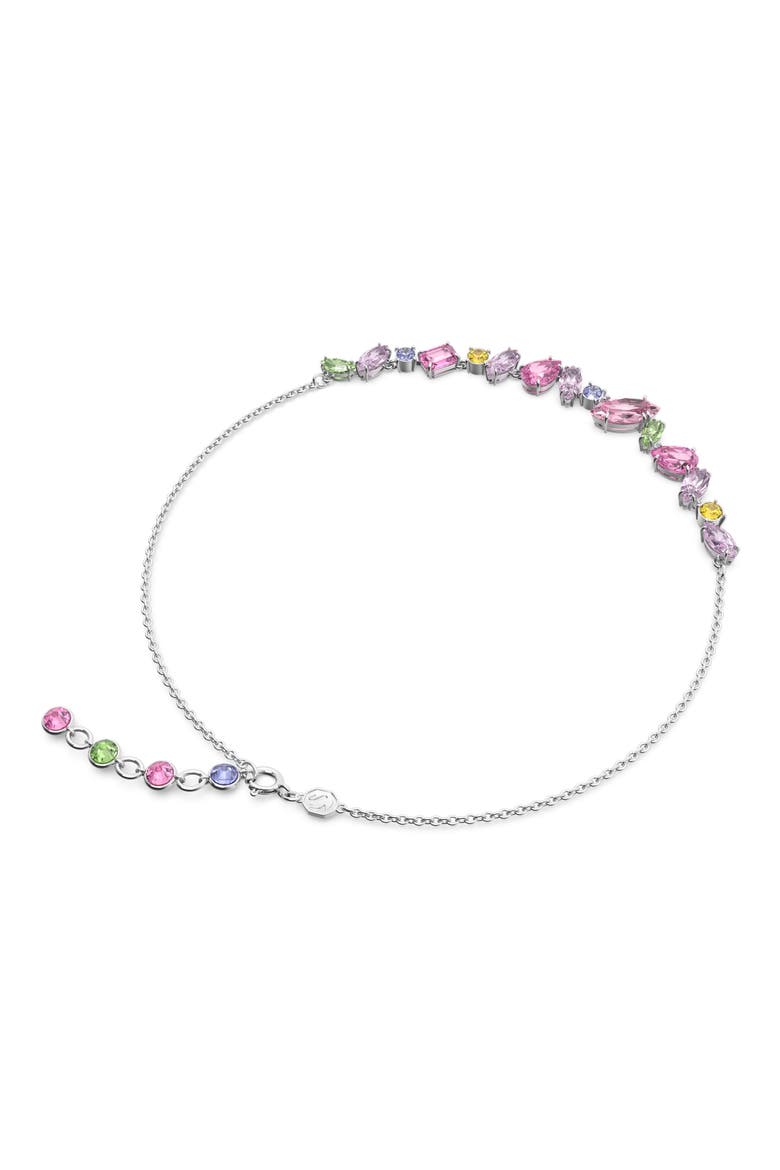 Gema Frontal Necklace, Alternate, color, PINK