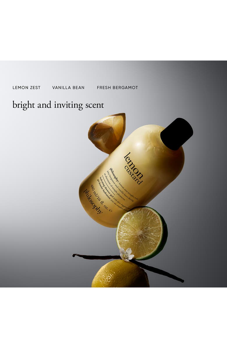 philosophy lemon custard shampoo, shower gel & bubble bath, Alternate, color, Lemon Custard