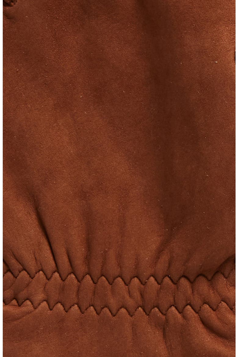 Faux Fur Lined Tech Gloves, Alternate, color, BROWN