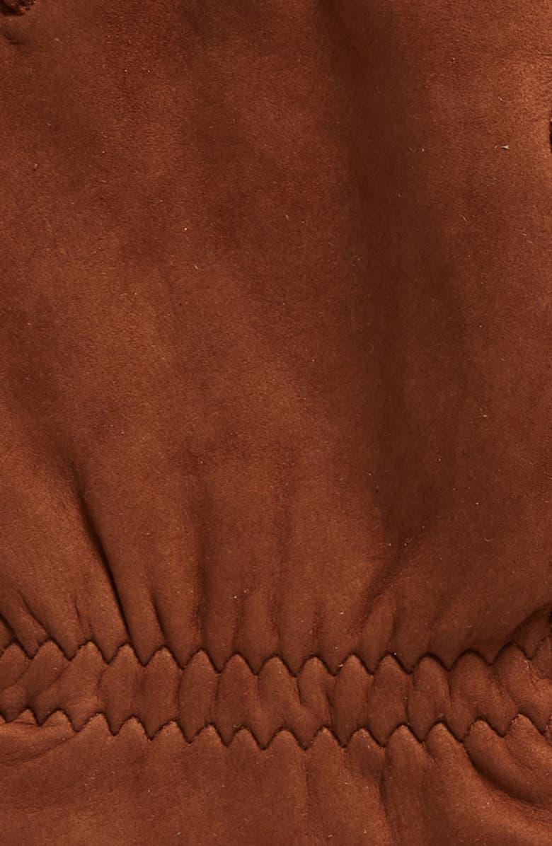 Nordstrom Faux Fur Lined Tech Gloves, Alternate, color, Brown